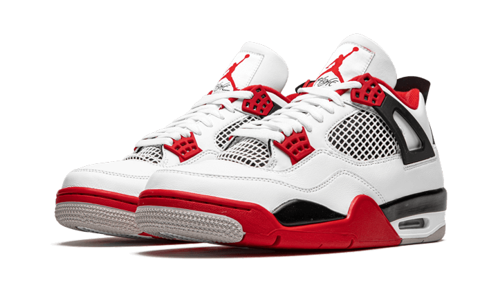 Jordan 4 cheap retro rouge
