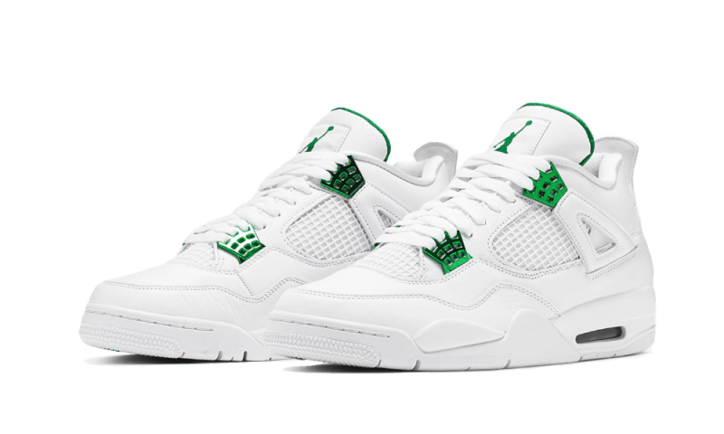 Air Jordan 4 Retro Metallic Green Click Rock