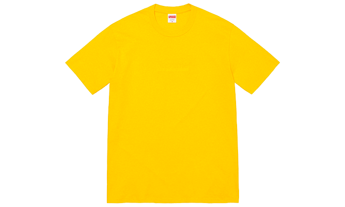 Tonal Box Logo Tee Yellow
