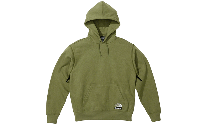 The North Face Convertible Hooded Sweatshirt Olive