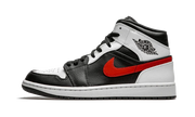 Air Jordan 1 Mid Black Chile Red White