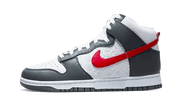 Dunk High Embossed Basketball Grey Red