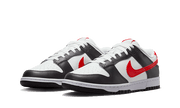 Dunk Low Black White Red