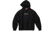 Swarovski Box Logo Hooded Sweatshirt Black